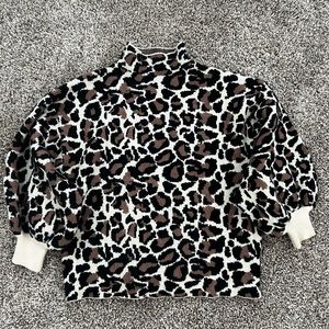 Anthropologie animal print sweater